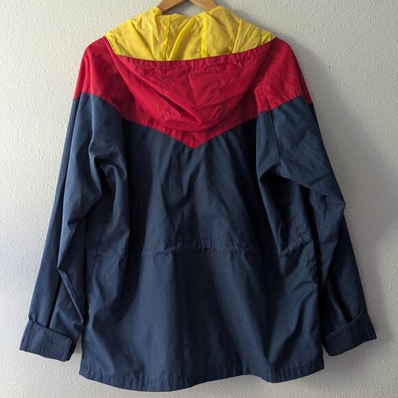 80s Vintage Field & Stream Windbreaker‎ Jacket with Hood - Picture 9 of 14